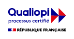 logo officiel de la certification qualité Qualiopi